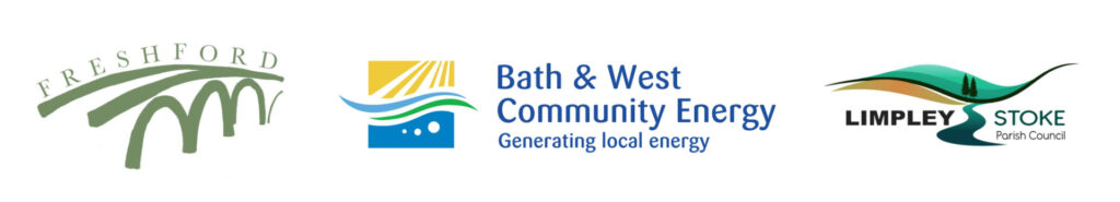 Combined Logos for Freshford PC, Limpley Stoke PC and Bath and west Community Energy
